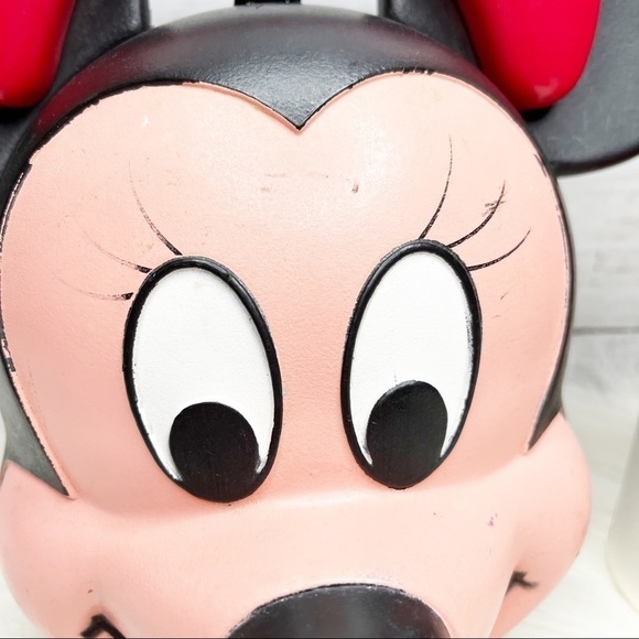 RARE Disney Vintage Minnie Mouse Aladdin Lunchbox and Thermos Set Complete Set - Picture 2 of 16
